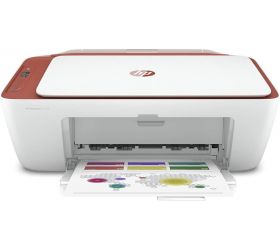 HP DeskJet 2729 Multi-function WiFi Color Printer with Voice Activated Printing Google Assistant and Alexa White, Red, Ink Cartridge image