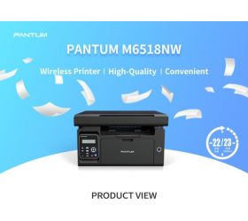 PANTUM PANTUM6518 NW Multi-function WiFi Monochrome Laser Printer Black, Toner Cartridge image