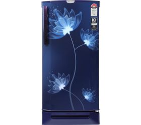 Godrej 190 L Direct Cool Single Door 5 Star 2020 Refrigerator with Base Drawer and Intelligent Inverter Compressor Glass Blue, RD 1905 PTDI 53 GL BL image