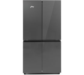 Godrej 670 L Frost Free French Door Bottom Mount Refrigerator Grey Black, RM EONVELVET 685 RIT GR BK image