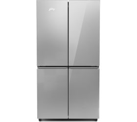 Godrej 670 L Frost Free French Door Bottom Mount Refrigerator Inox Steel, RM EONVELVET 685 RIT IN ST image