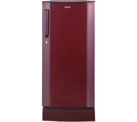 Haier 190 L Direct Cool Single Door 2 Star Refrigerator with Base Drawer Burgundy Red, HRD-1902PBR-E image