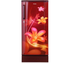 Haier 190 L Direct Cool Single Door 2 Star Refrigerator with Base Drawer Red Erica, HRD-1902PRE-E image