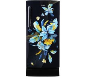 Haier 190 L Direct Cool Single Door 3 Star Refrigerator with Base Drawer Black Opal, HRD-2103PKO-P image