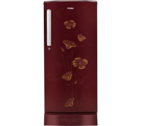 Haier 192 L Direct Cool Single Door 2 Star Refrigerator with Base Drawer Red Freesia, HED-191TPRF image