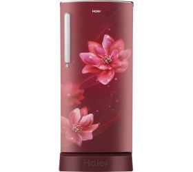 Haier 192 L Direct Cool Single Door 2 Star Refrigerator with Base Drawer Red Peony, HED-191TPRP-E image