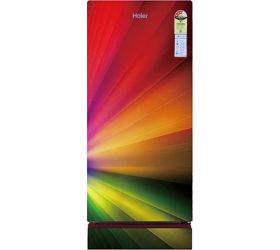 Haier 192 L Direct Cool Single Door 3 Star Refrigerator with Base Drawer RAINBOW, HRD-1923PRG-E image
