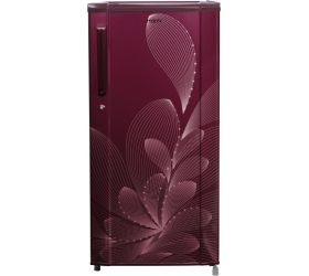 Haier 195 L Direct Cool Single Door 3 Star 2020 Refrigerator Red Ornate, HRD-1953CRO-E image