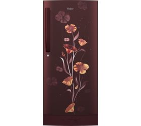 Haier 195 L Direct Cool Single Door 3 Star Refrigerator with Base Drawer Red Freesia, HRD-1953CPRF-E image