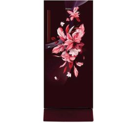 Haier 215 L Direct Cool Single Door 5 Star Refrigerator with Base Drawer Red Opal, HRD-2355PRO-P image