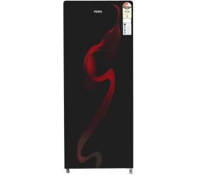 Haier 220 L Direct Cool Single Door 3 Star 2020 Refrigerator Black Spiral, HRD-2203CSG-E image