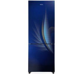 Haier 237 L Frost Free Double Door Bottom Mount 2 Star Convertible Refrigerator Naval Glass, HRB-2872CNG-P image