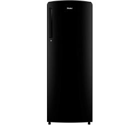 Haier 240 L Direct Cool Single Door 3 Star Refrigerator BrushlineBlack, HRD-2623BKS-E image