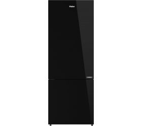Haier 256 L Frost Free Double Door 3 Star Convertible Refrigerator Black Glass, HRB-2764PBG-E image