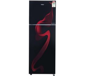 Haier 258 L Frost Free Double Door 4 Star 2019 Convertible Refrigerator Spiral Glass Black, HRF-2784PSG-E image