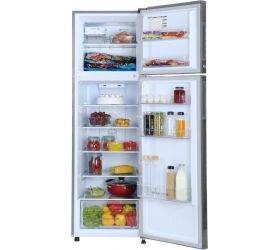 Haier 278 L Frost Free Double Door 3 Star Convertible Refrigerator Brushed Silver, HRF-2983BS-E image