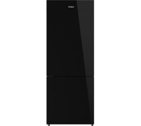 Haier 320 L Frost Free Double Door 2 Star 2020 Refrigerator Black Glass, HRB-3404PBG-E image