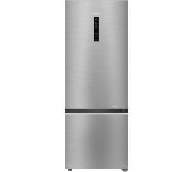Haier 325 L Frost Free Double Door 3 Star Convertible Refrigerator Dazzle Steel, HEB-333DS-P image