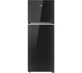 Haier 328 L Frost Free Double Door 3 Star Convertible Refrigerator Black Glass, HEF-333BG-P image
