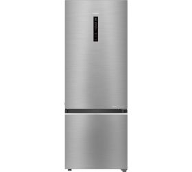 Haier 346 L Frost Free Double Door Bottom Mount 3 Star Refrigerator BrushlineSilver, HRB-3664BS-E image
