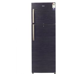 Haier 347 L Frost Free Double Door 2 Star 2020 Refrigerator Black Brushline, HRF-3674BKS-E image