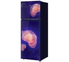 Haier 375 L Frost Free Double Door Top Mount 3 Star Convertible Refrigerator Ocean Glass - Purple, HRF-3954POG-E image