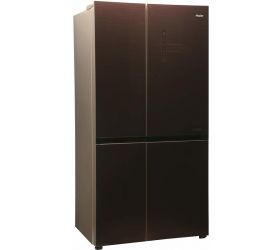 Haier 531 L Frost Free Side by Side Inverter Technology Star Convertible Refrigerator Chocolate, HRB-550CG image