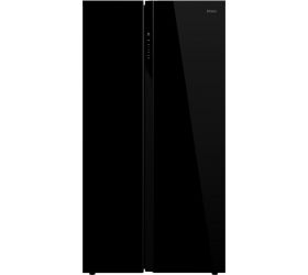 Haier 570 L Frost Free Side by Side 2020 Refrigerator BLACK, HRF-622KG image