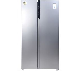 Haier 630 L Frost Free Side by Side Convertible Refrigerator Shiny Steel, HRS-682SS image