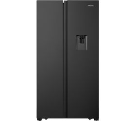 Hisense 564 L Frost Free Side by Side Inverter Technology Star Refrigerator Black, RS564N4SBNW image
