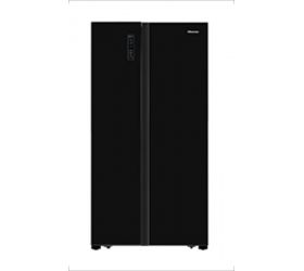 Hisense 690 L Frost Free Side by Side Refrigerator BLACK CRYSTAL, RS826N4AGN image