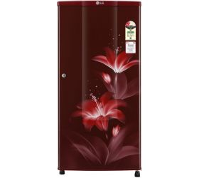 LG 185 L Direct Cool Single Door 2 Star Refrigerator Ruby Glow, GL-B181RRGC image