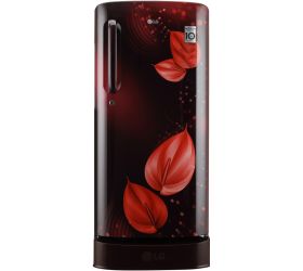 LG 185 L Direct Cool Single Door 3 Star Refrigerator with Base Drawer Scarlet Victoria, GL-D201ASVD image