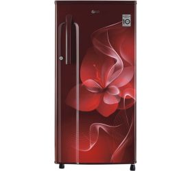 LG 188 L Direct Cool Single Door 3 Star 2020 Refrigerator Scarlet Dazzle, GL-B191KSDX image
