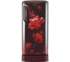 LG 190 L Direct Cool Single Door 3 Star Refrigerator RED, GL-D201ASCD image