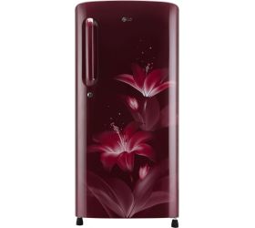 LG 190 L Direct Cool Single Door 3 Star Refrigerator Ruby Glow, GL-B201ARGX image
