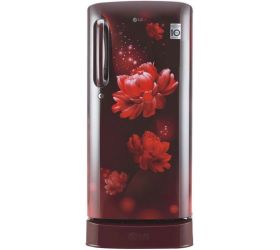 LG 190 L Direct Cool Single Door 3 Star Refrigerator with Base Drawer Scarlet Charm, GL-D201ASCZ image