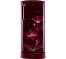 LG 190 L Direct Cool Single Door 4 Star 2020 Refrigerator Ruby Glow, GL-D201ARGY image