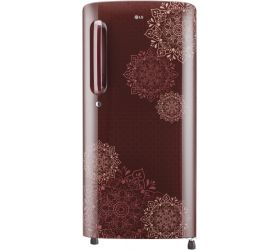 LG 190 L Direct Cool Single Door 5 Star Refrigerator Ruby Regal, GL-B201ARRZ image