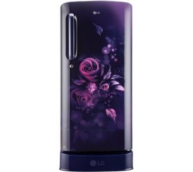LG 190 L Direct Cool Single Door 5 Star Refrigerator with Base Drawer Blue Euphoria, GL-D201ABEZ image