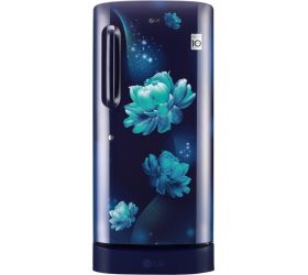 LG 190 L Direct Cool Single Door 5 Star Refrigerator with Base Drawer with Smart Inverter Compressor Blue Charm, GL-D201ABCZ image