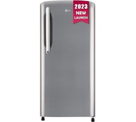 LG 201 L Direct Cool Single Door 3 Star Refrigerator Shiny Steel, GL-B211HPZD image