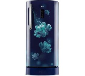 LG 204 L Direct Cool Single Door 4 Star Refrigerator with Base Drawer Blue Charm, GL-D211CBCY image