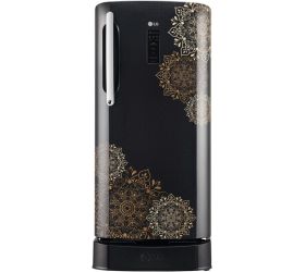 LG 204 L Direct Cool Single Door 4 Star Refrigerator with Base Drawer Ebony Regal, GL-D211CERY image