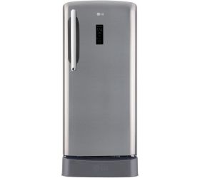LG 204 L Direct Cool Single Door 4 Star Refrigerator with Base Drawer Shiny Steel, GL-D211CPZY image