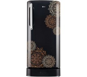 LG 204 L Direct Cool Single Door 5 Star Refrigerator with Base Drawer Ebony Regal, GL-D211HERZ image