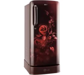 LG 215 L Direct Cool Single Door 3 Star Refrigerator Scarlet Euphoria, GL-D221ASED image