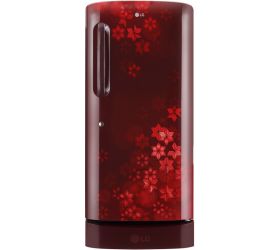 LG 215 L Direct Cool Single Door 5 Star Refrigerator with Base Drawer Scarlet Quartz, GL-D221ASQZ image