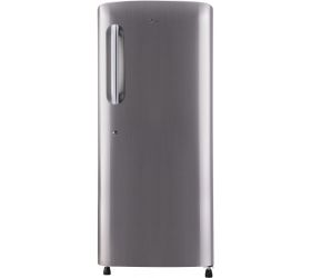 LG 235 L Direct Cool Single Door 3 Star Refrigerator with Base Drawer Shiny Steel, GL-B241APZD image