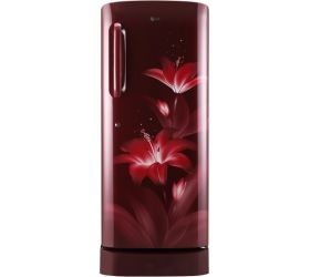 LG 235 L Direct Cool Single Door 4 Star 2020 Refrigerator Ruby Glow, GL-D241ARGY image